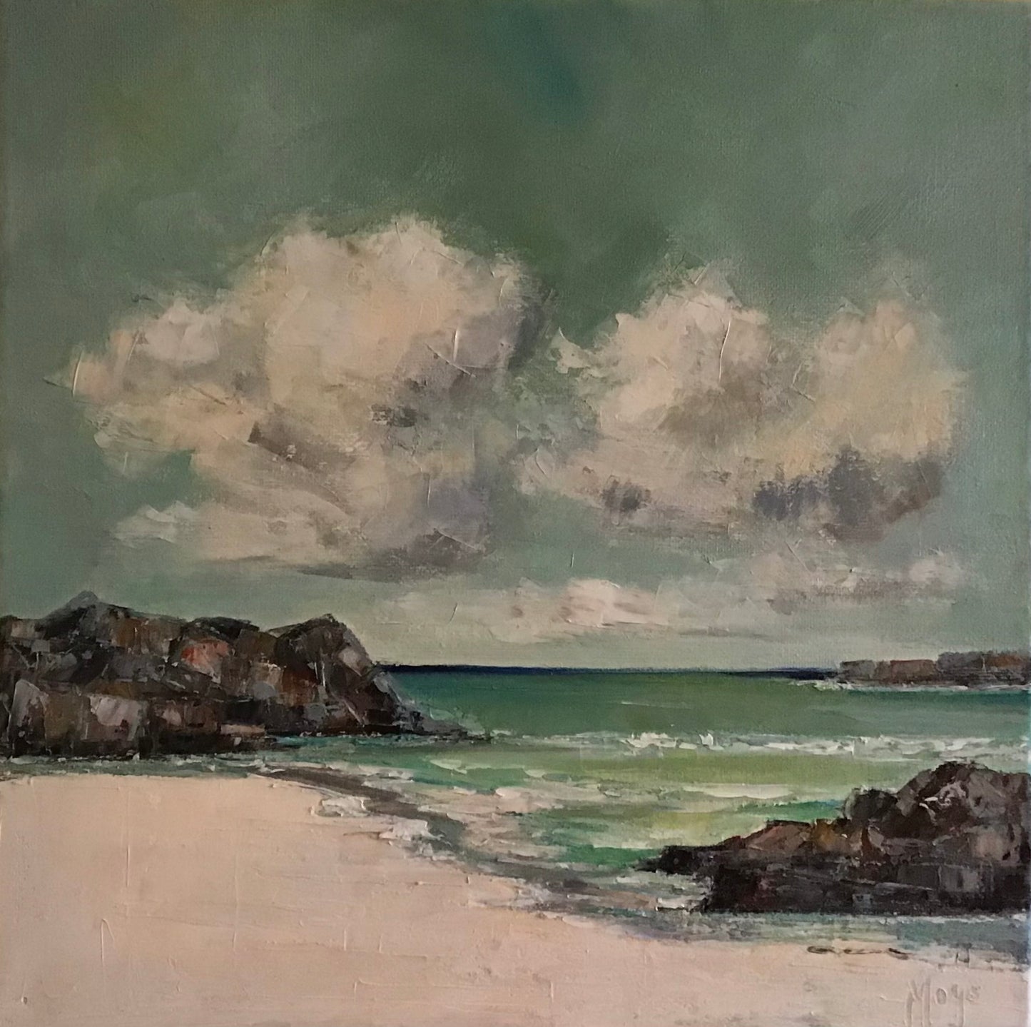 Rocks and green waters, Iona