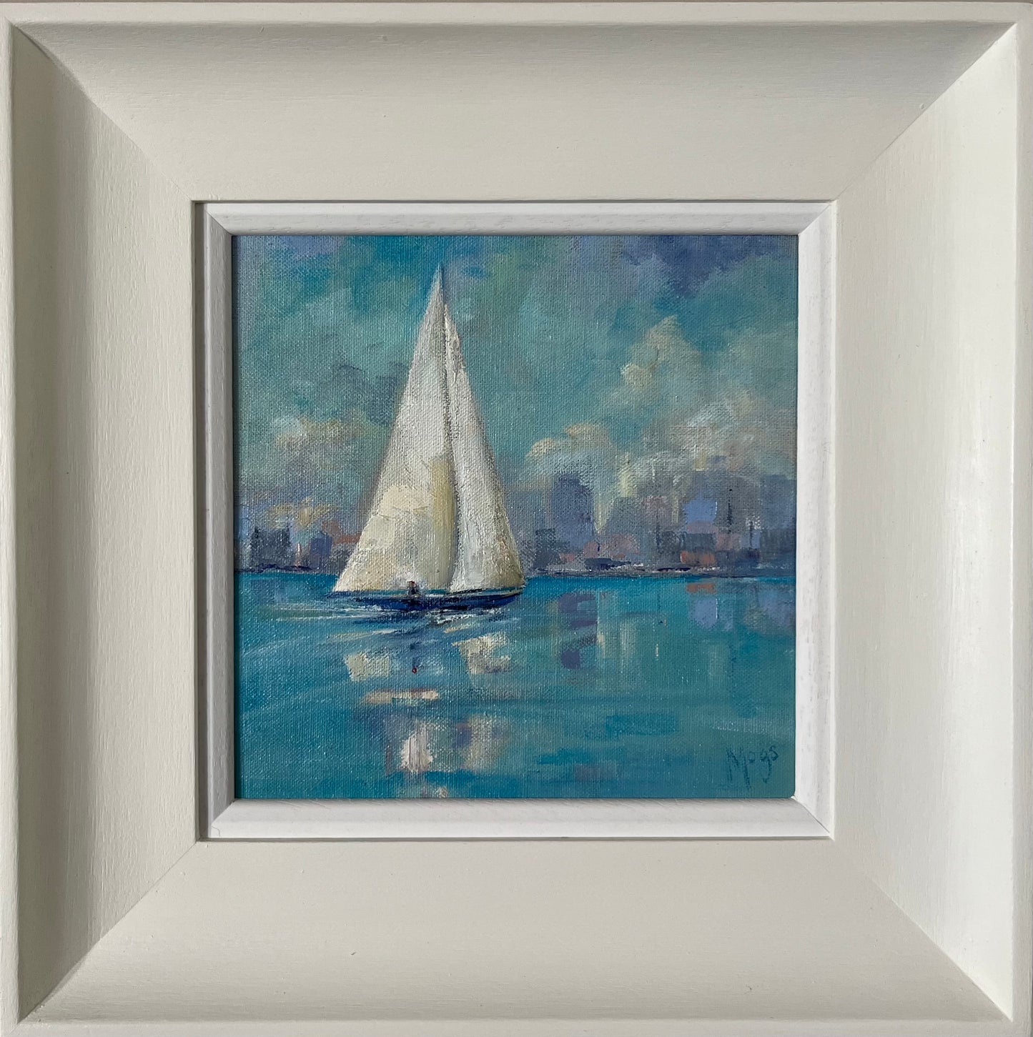 White sail